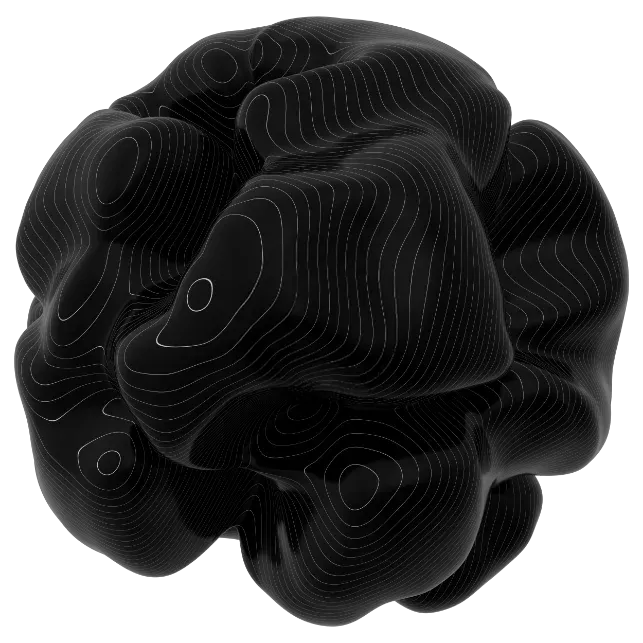 Elemento decorativo com aparência de um meteoro.